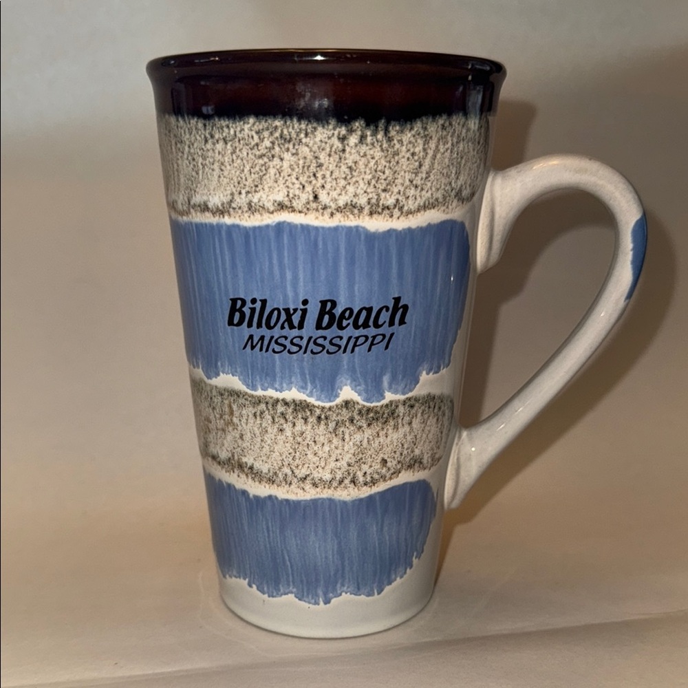 Biloxi Beach Blue Ceramic Mug